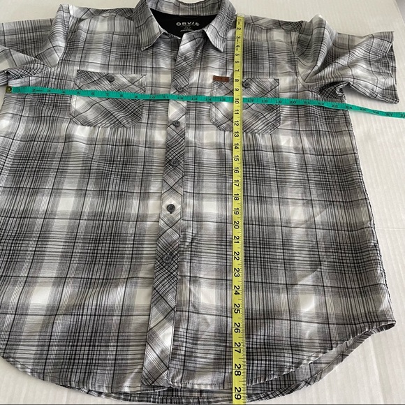 Orvis Mens Shirt Sz L Button Up Short Sleeve Tech Shirt Lightweight - Picture 3 of 7